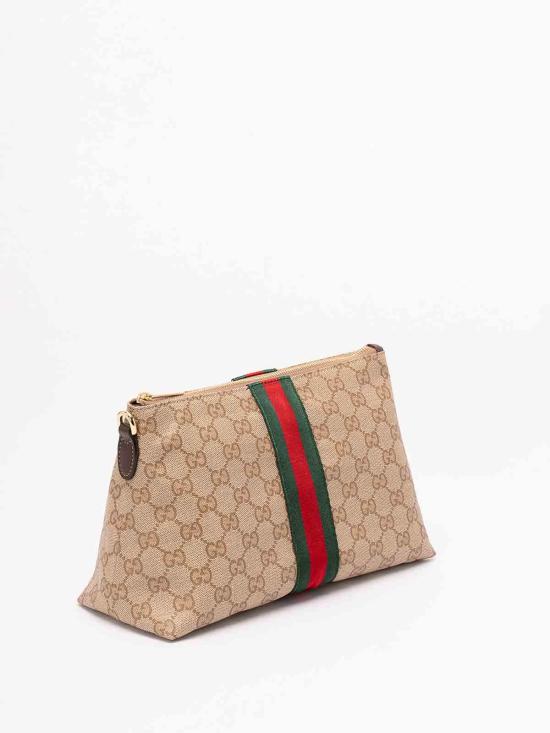 26FW 구찌 웹 디테일 GG 파우치 875821FAF798547 RED - GUCCI