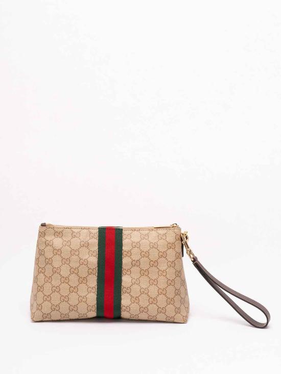 26FW 구찌 웹 디테일 GG 파우치 875821FAF798547 RED - GUCCI