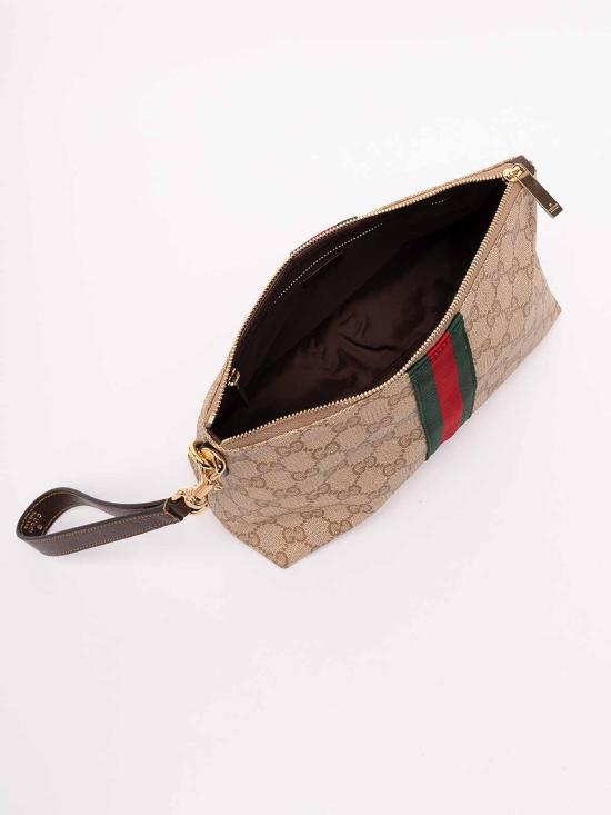 26FW 구찌 웹 디테일 GG 파우치 875821FAF798547 RED - GUCCI