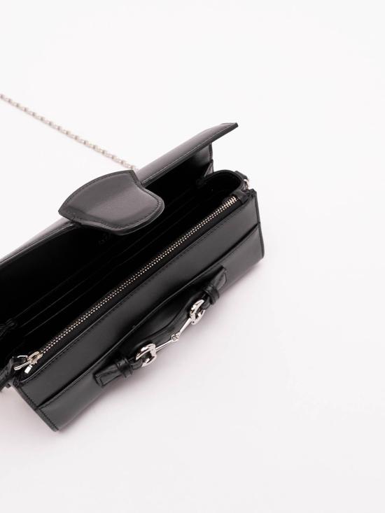 26FW 구찌 홀스빗 체인 월렛 A006YUAAGX41000 BLACK - GUCCI