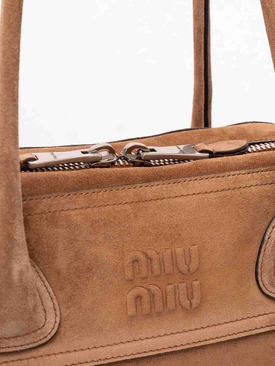 26FW 미우미우 비방 레더 백 5BB1962CSSVOOOF0324 BROWN - MIU MIU