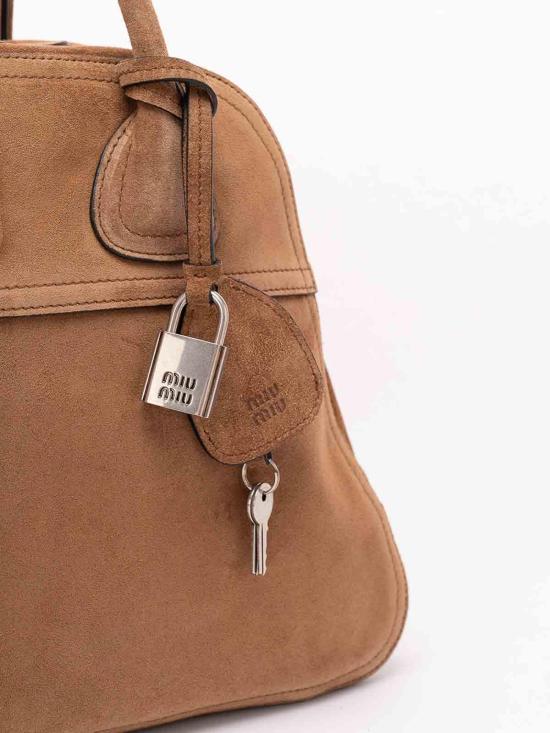 26FW 미우미우 비방 레더 백 5BB1962CSSVOOOF0324 BROWN - MIU MIU