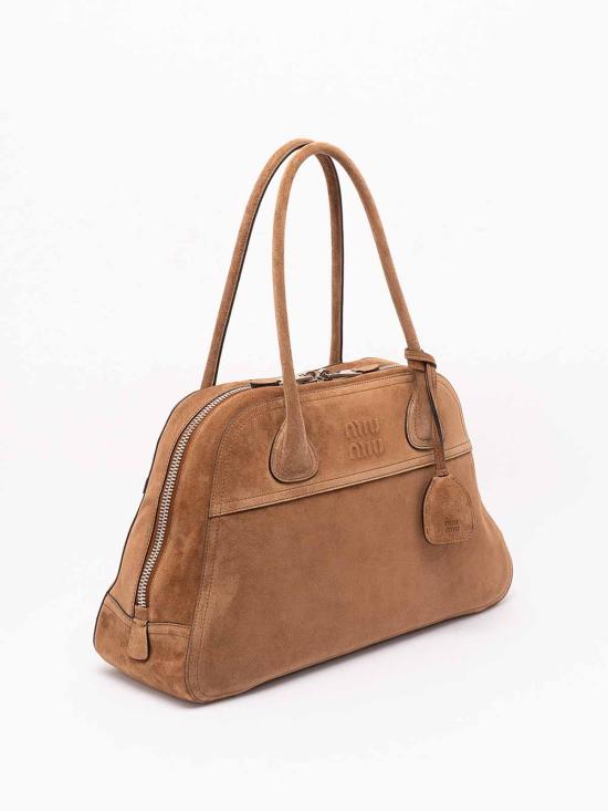 26FW 미우미우 비방 레더 백 5BB1962CSSVOOOF0324 BROWN - MIU MIU