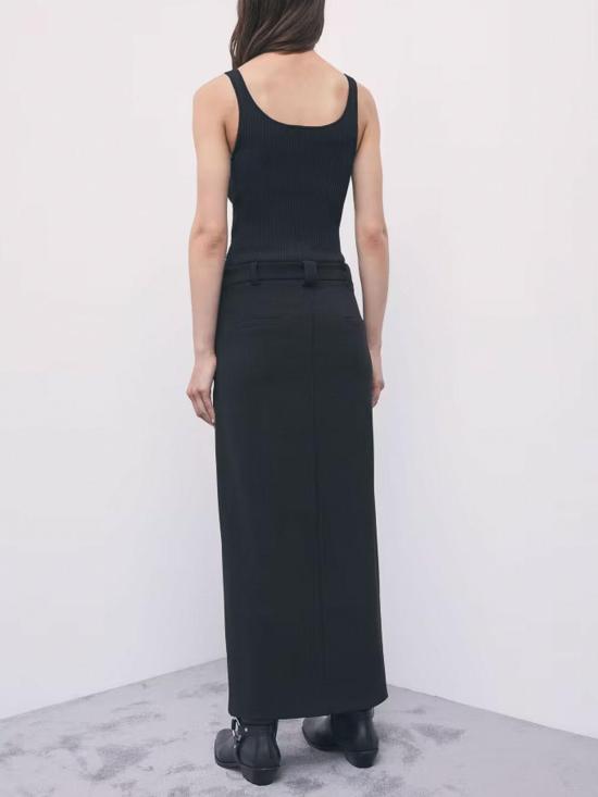 26FW 파트리지아페페 미디 스커트 8A0134C8001K103 BLACK - PATRIZIA PEPE