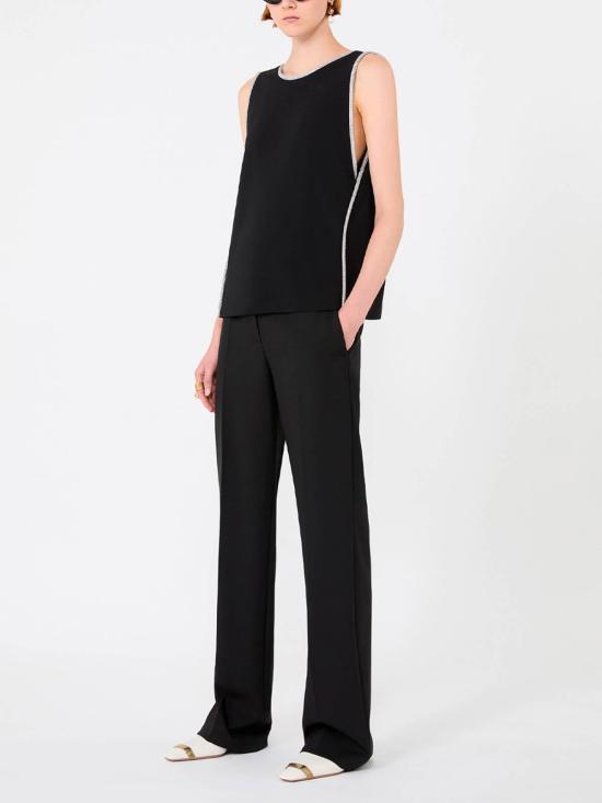 26FW 스포트막스 민소매 티셔츠 26221660226E15 BLACK - SPORTMAX