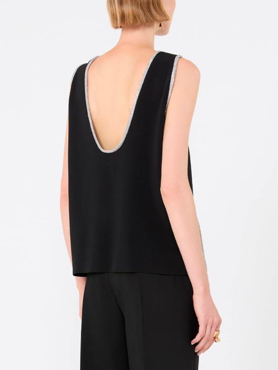 26FW 스포트막스 민소매 티셔츠 26221660226E15 BLACK - SPORTMAX