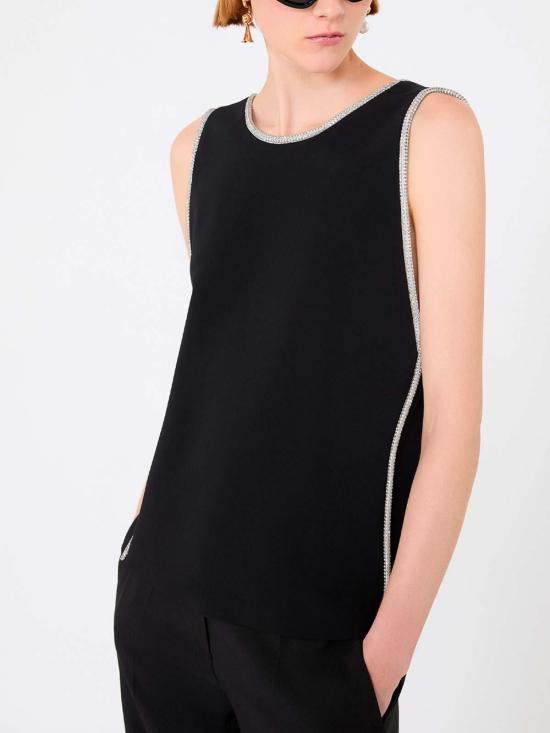 26FW 스포트막스 민소매 티셔츠 26221660226E15 BLACK - SPORTMAX