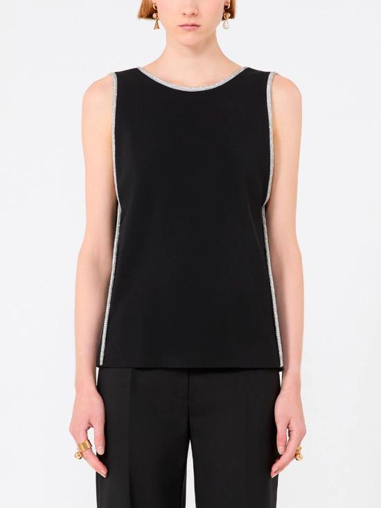 26FW 스포트막스 민소매 티셔츠 26221660226E15 BLACK - SPORTMAX