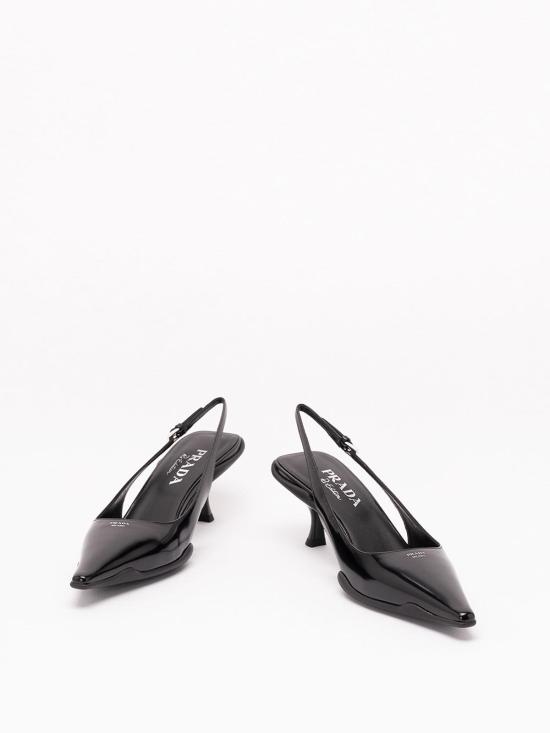 26FW 프라다 브러쉬드 레더 슬링백 펌프스 1I659O055F055F0002 BLACK - PRADA