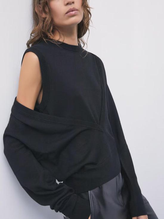 26FW 파트리지아페페 탑 8K0426KM36K103 BLACK - PATRIZIA PEPE