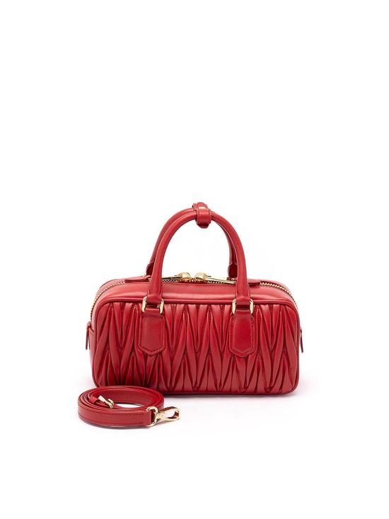 26FW 미우미우 아르카디 로고 토트백 5BB142AN88VOONF0011 RED - MIU MIU