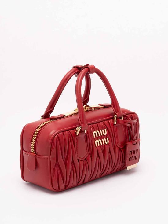 26FW 미우미우 아르카디 로고 토트백 5BB142AN88VOONF0011 RED - MIU MIU