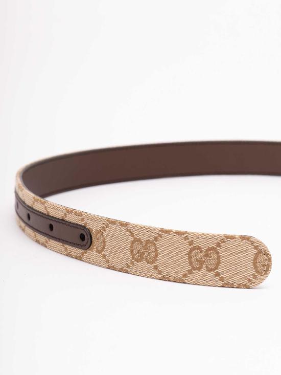 26FW 구찌 리버시블 컷 GG 마몬트 벨트 A006M2FAF7J9651 BROWN - GUCCI