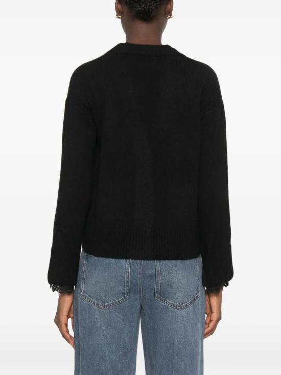 26FW 에르마노 설비노 가디건 D495N303APPYI95708 BLACK - ERMANNO SCERVINO