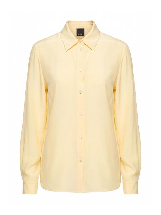 26FW 핑코 셔츠 105593A3L1H02 YELLOW