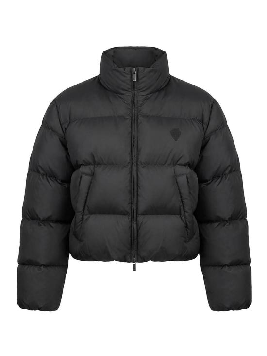 26FW 구찌 하이넥 크롭 패딩 재킷 A00917ZAVMJ1000 BLACK
