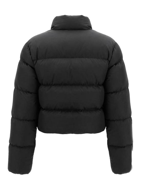 26FW 구찌 하이넥 크롭 패딩 재킷 A00917ZAVMJ1000 BLACK - GUCCI