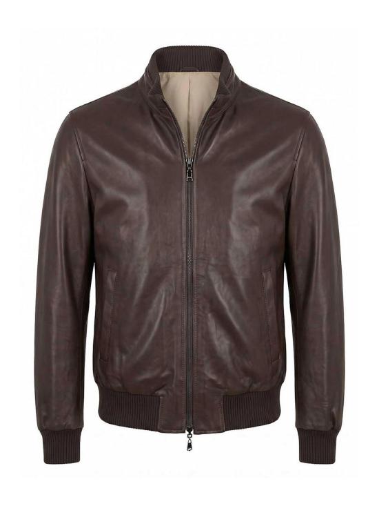 26FW 발바 가죽 자켓 BRASS582050028 DARK BROWN
