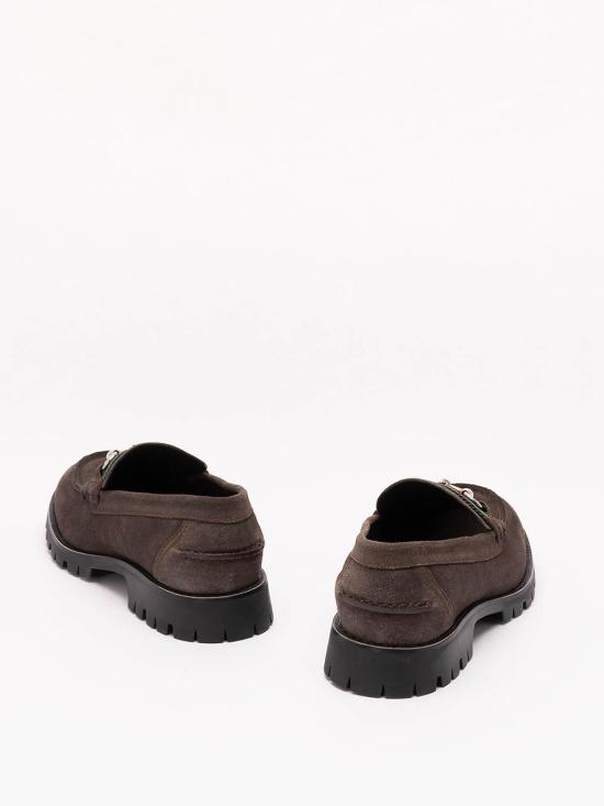 26FW 구찌 실크 홀스빗 스웨이드 로퍼 실크 홀스빗 스웨이드 로퍼 A006EGAAG9T2052 - GUCCI