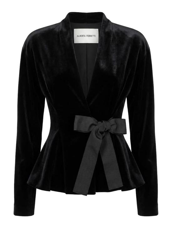 26FW 알베르타 페레티 수트 자켓 050351410555 BLACK