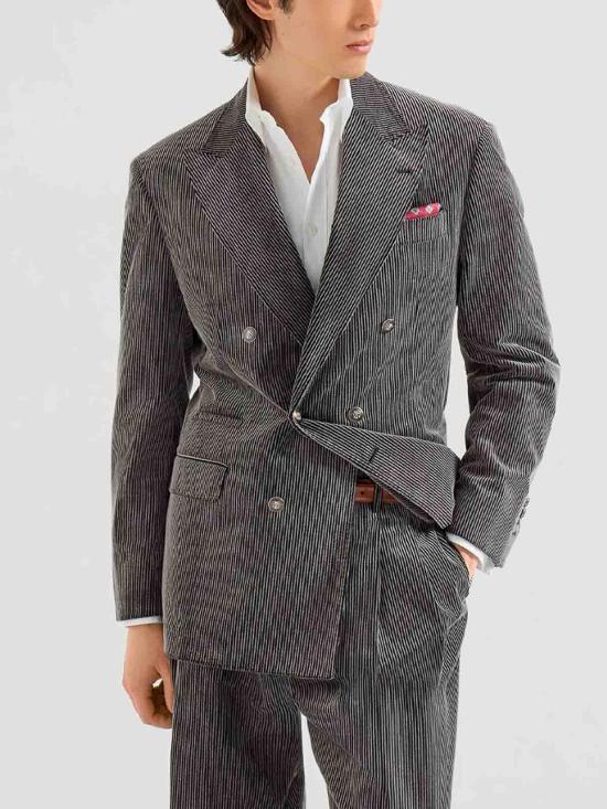26FW 브루넬로 쿠치넬리 수트 자켓 MV4508BPC2C022 GREY - BRUNELLO CUCINELLI
