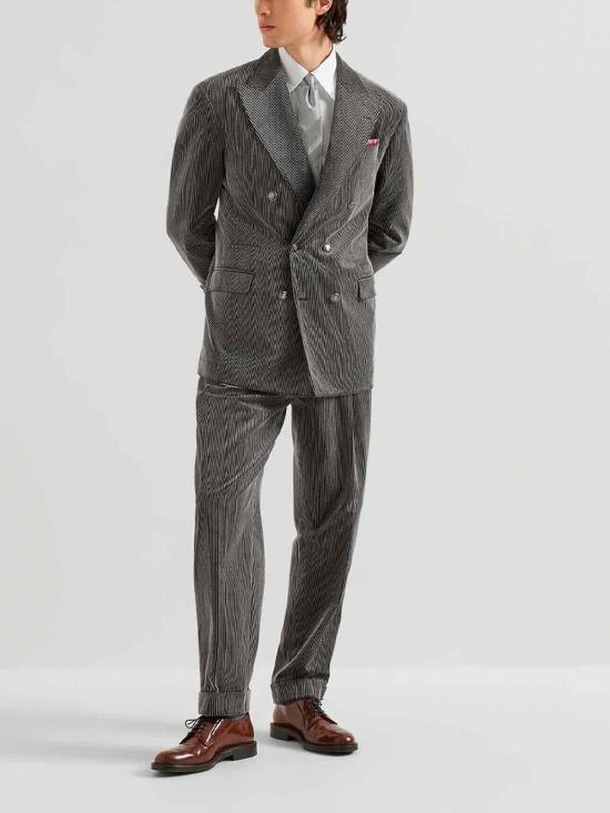 26FW 브루넬로 쿠치넬리 수트 자켓 MV4508BPC2C022 GREY - BRUNELLO CUCINELLI