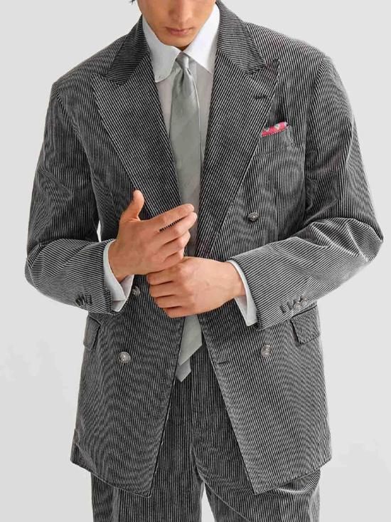 26FW 브루넬로 쿠치넬리 수트 자켓 MV4508BPC2C022 GREY - BRUNELLO CUCINELLI