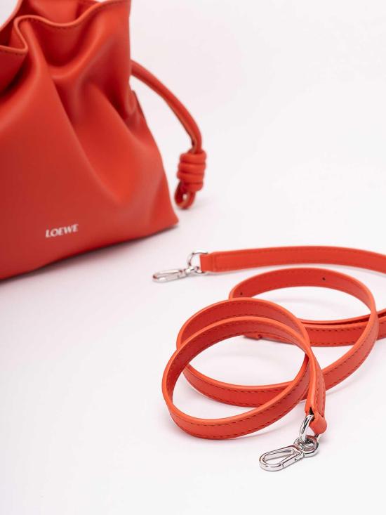 26FW 로에베 나파 카프스킨 미니 플라멘코 클러치 A411FC2XA65557 ORANGE - LOEWE