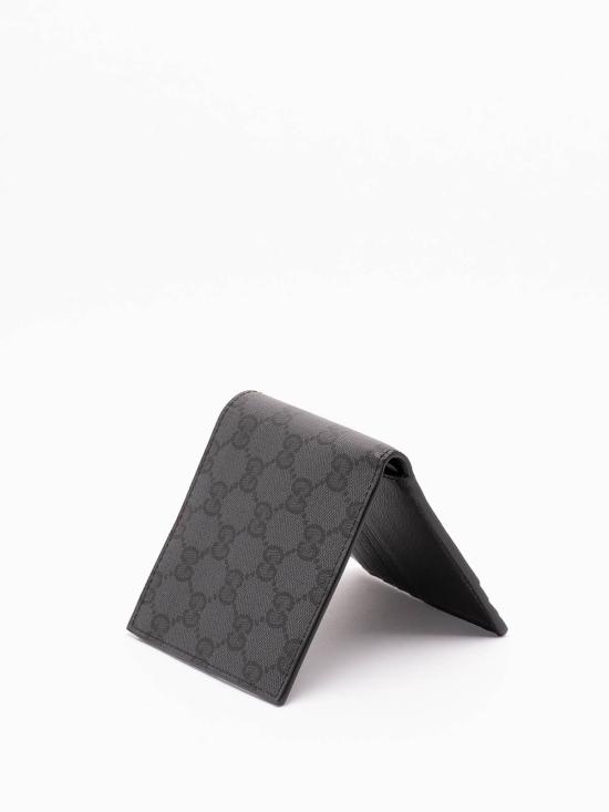26FW 구찌 GG 캔버스 웹 카드 슬롯 반지갑 GG 캔버스 웹 카드 슬롯 반지갑 A00716FAGI81081 - GUCCI