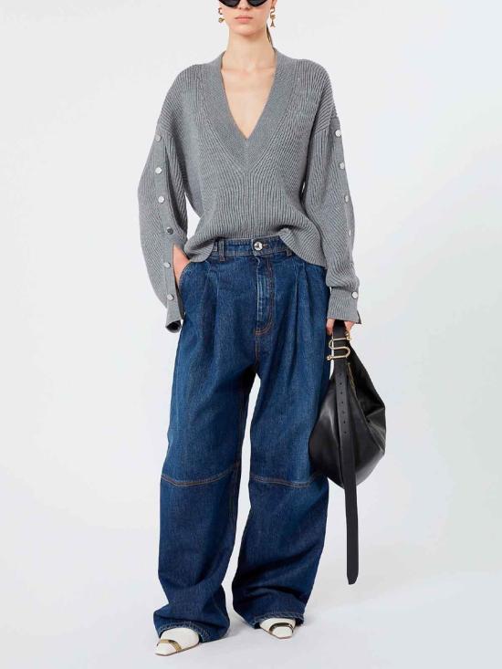 26FW 스포트막스 민소매 티셔츠 26223661526E15 GREY - SPORTMAX