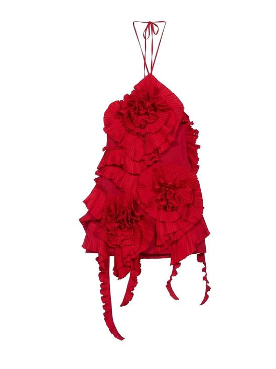 26FW 블루마린 미디 스커트 RF6046T8864X0824 RED