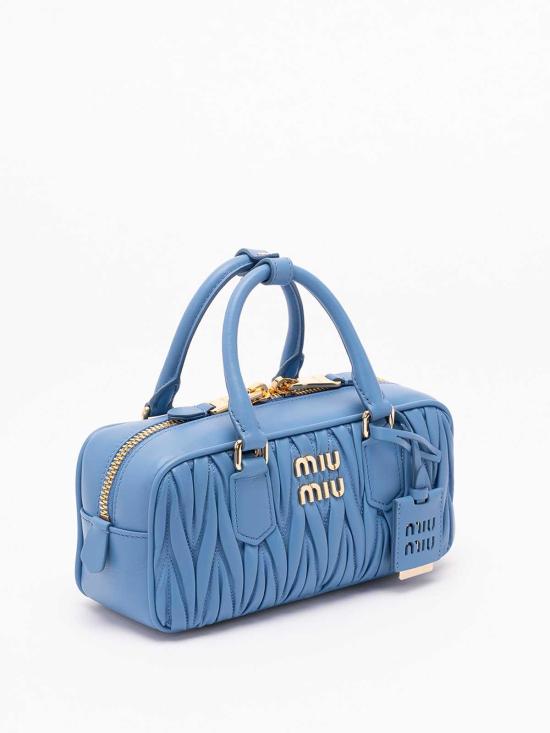 26FW 미우미우 아르카디 로고 토트백 5BB142AN88VOONF0V98 GOLD - MIU MIU