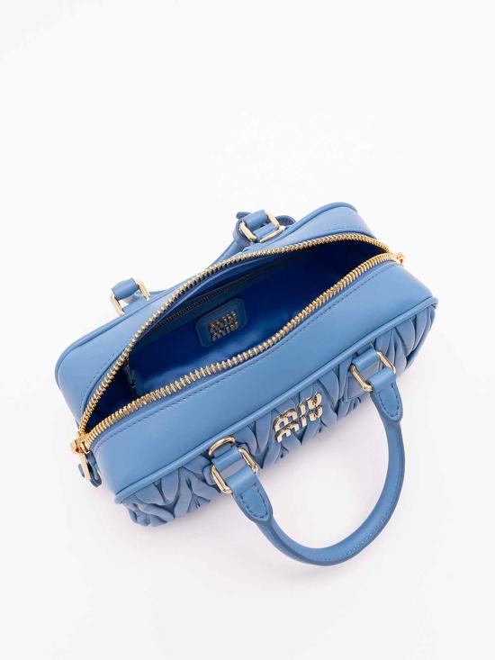 26FW 미우미우 아르카디 로고 토트백 5BB142AN88VOONF0V98 GOLD - MIU MIU