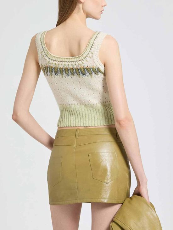 26FW 에르마노 설비노 민소매 티셔츠 D495L301RCTZSVD4918 WHITE - ERMANNO SCERVINO