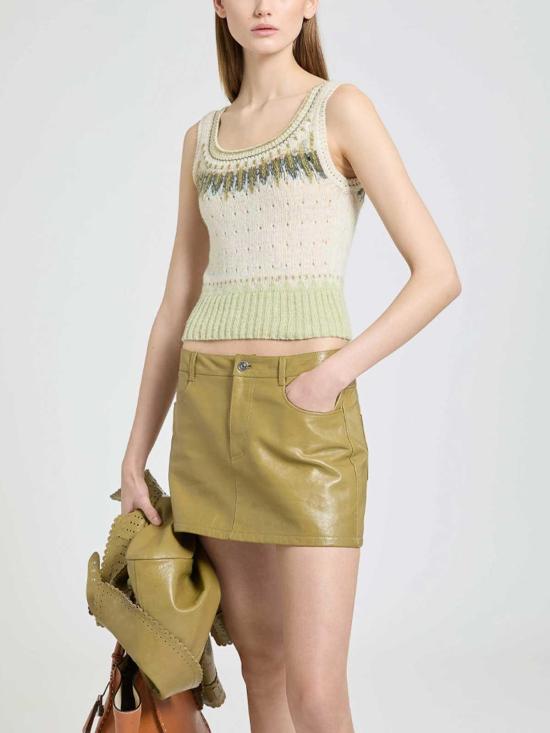 26FW 에르마노 설비노 민소매 티셔츠 D495L301RCTZSVD4918 WHITE - ERMANNO SCERVINO