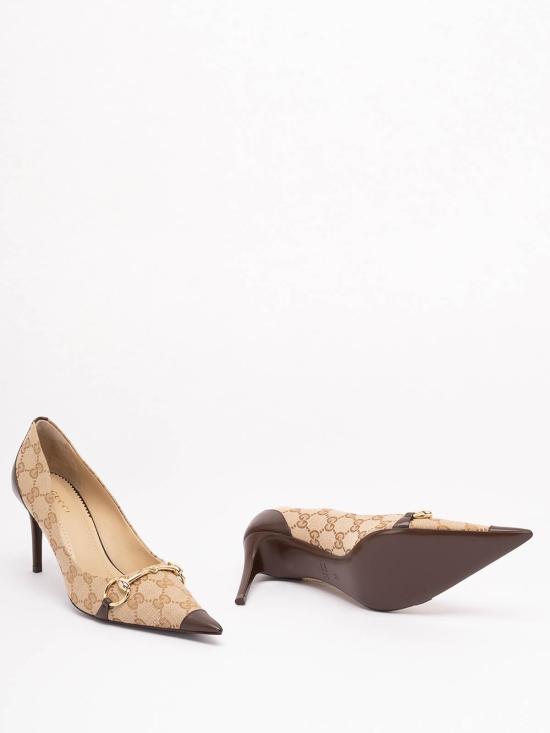 26FW 구찌 돈나 여성 펌프스 A006WHFAFZD9167 BROWN - GUCCI