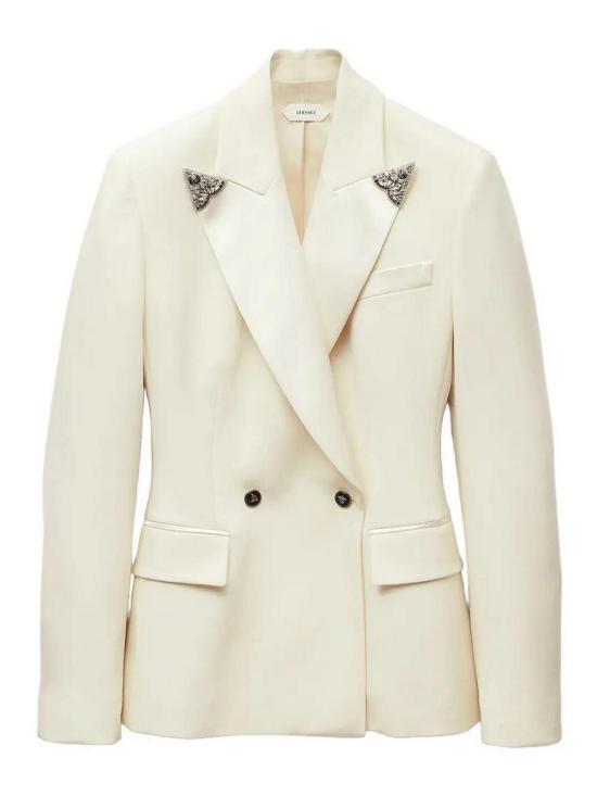 26FW 베르사체 수트 자켓 10269221A183051W740 WHITE