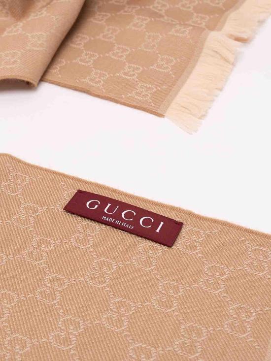 26FW 구찌 GG 울 스카프 8485073G2009878 CAMEL - GUCCI