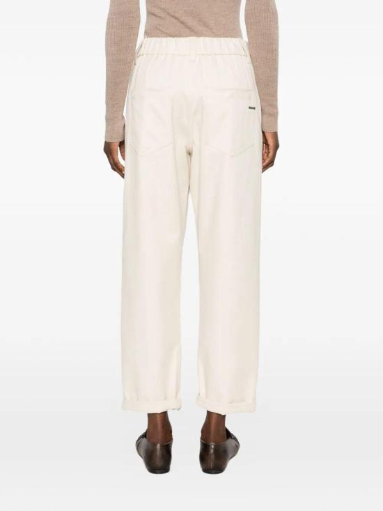 26FW 브루넬로 쿠치넬리 팬츠 MA126P8417C9815 WHITE - BRUNELLO CUCINELLI