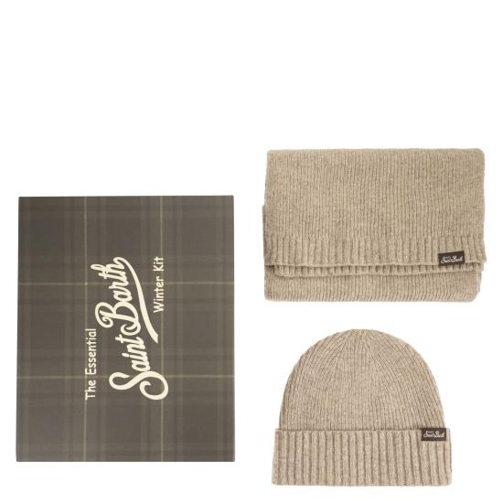 26FW 세인트바쓰 머플러/스카프 BOX0039 KHAKI