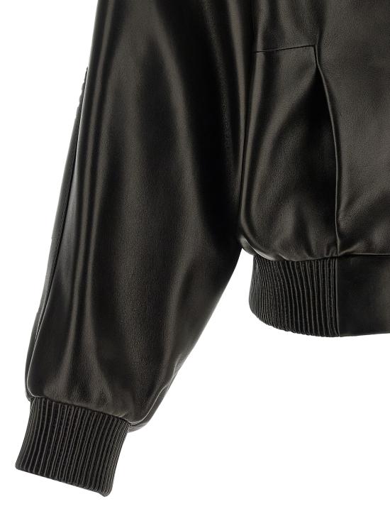 26FW 케이트 가죽 자켓 62521012200 Black - KHAITE