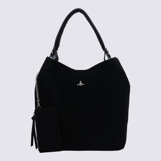 26FW 비비안웨스트우드 아카이브 오르브 레더 토트백 4601000IW L00AW N401 BLACK - VIVIENNE WESTWOOD