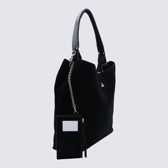 26FW 비비안웨스트우드 아카이브 오르브 레더 토트백 4601000IW L00AW N401 BLACK - VIVIENNE WESTWOOD