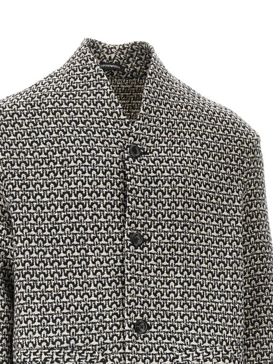 26FW 엠포리오 아르마니 수트 자켓 EM007116TE23206 F1007 GREY - EMPORIO ARMANI