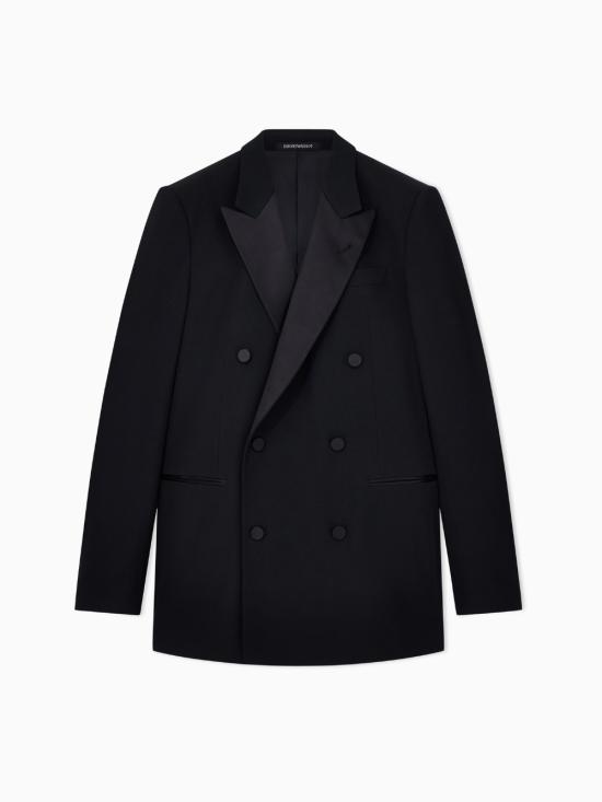 26FW 엠포리오 아르마니 수트 자켓 EM007917TE24602 UC001 BLACK