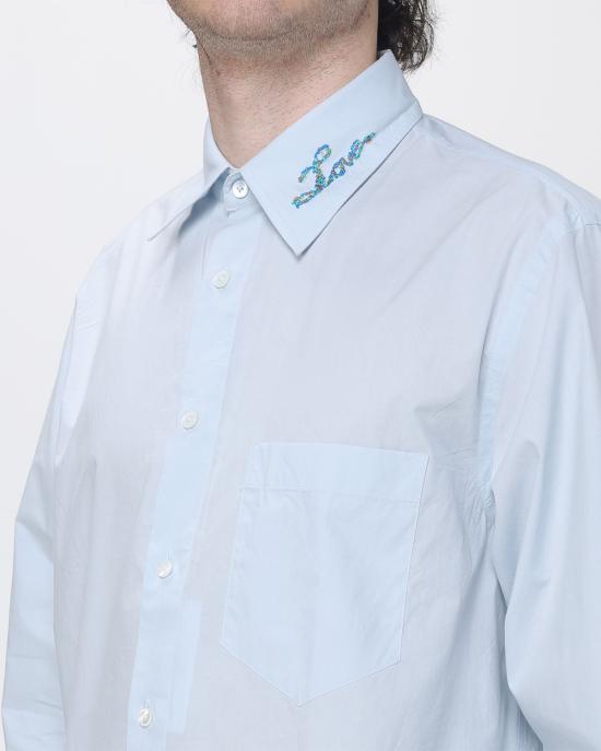 26FW 폴 스미스 긴팔 셔츠 M1R A118L W01592 40 AZZURRO - PAUL SMITH