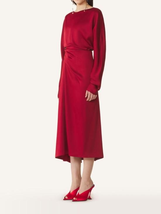 26FW 랑방 원피스 RWDR00786390H26300 Bordeaux - LANVIN