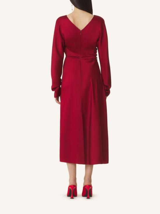 26FW 랑방 원피스 RWDR00786390H26300 Bordeaux - LANVIN