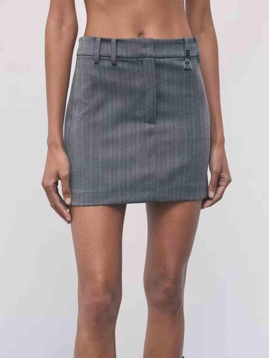 26FW 파트리지아페페 미디 스커트 8G0200C0238J528 GREY - PATRIZIA PEPE