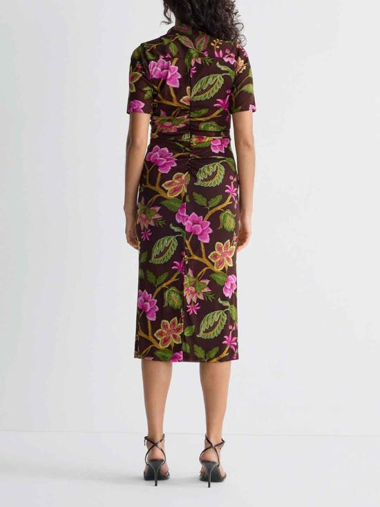 26FW 다이앤 본 퍼스텐버그 미디 스커트 D878EHLHASMESHHLHAS BLACK - DIANE VON FURSTENBERG